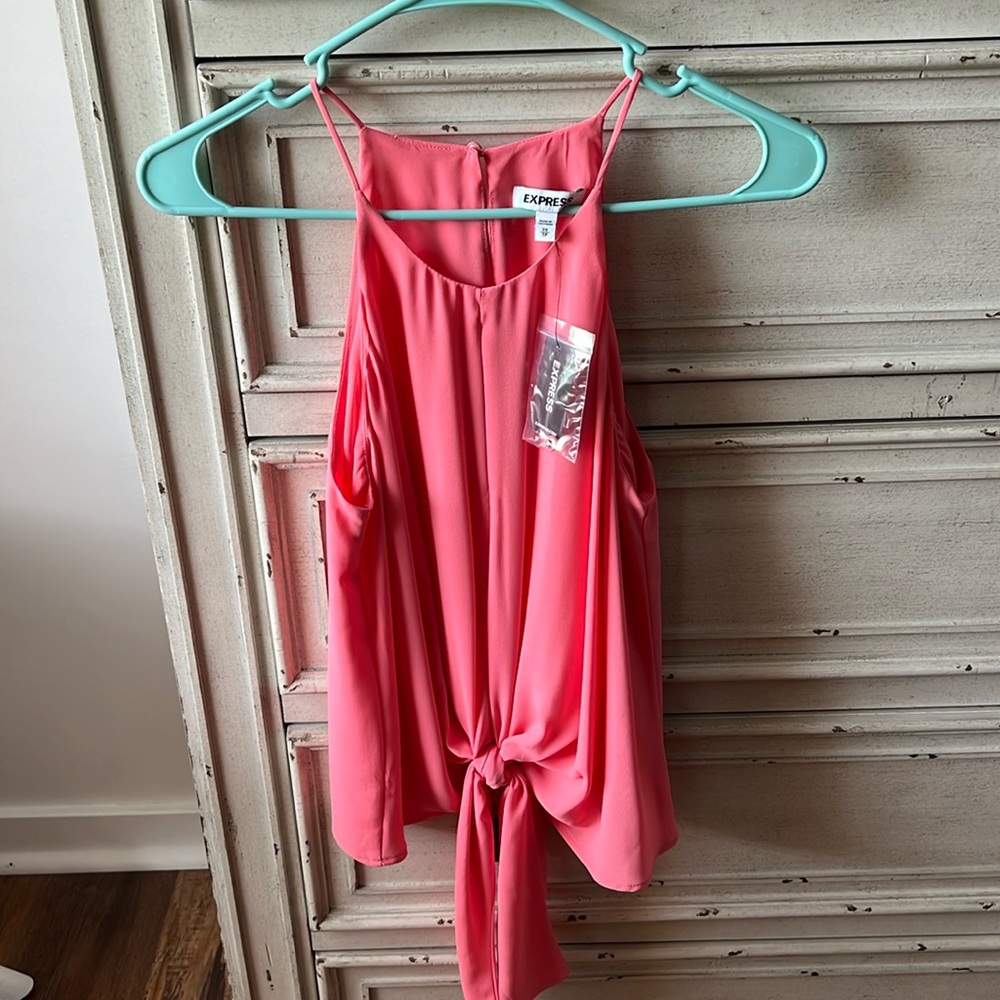 express halter top nwt
